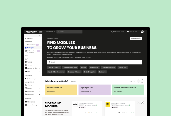 Marketplace screenshot
